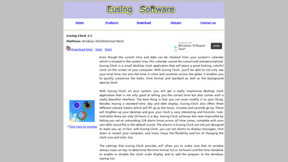 Eusing Clock image