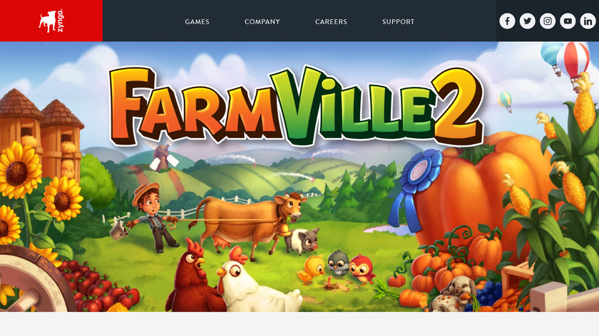 FarmVille Landing Page