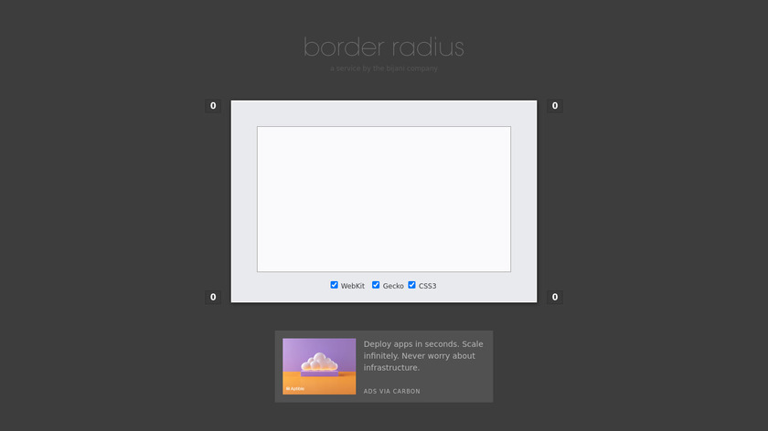 Border Radius Landing Page