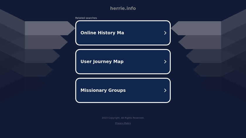 Herrie Landing Page