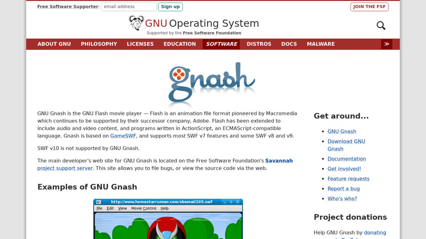Gnash Landing Page