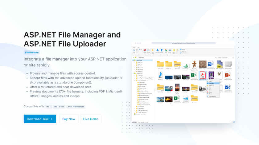 FileUltimate Landing Page