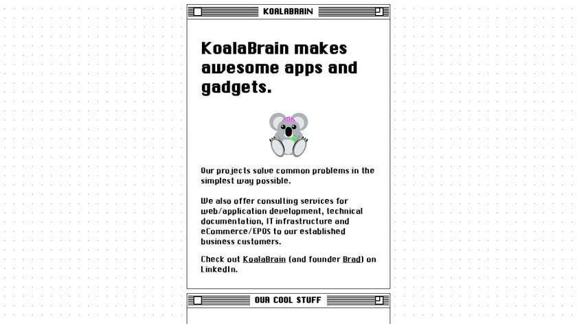 KoalaBrain Landing Page