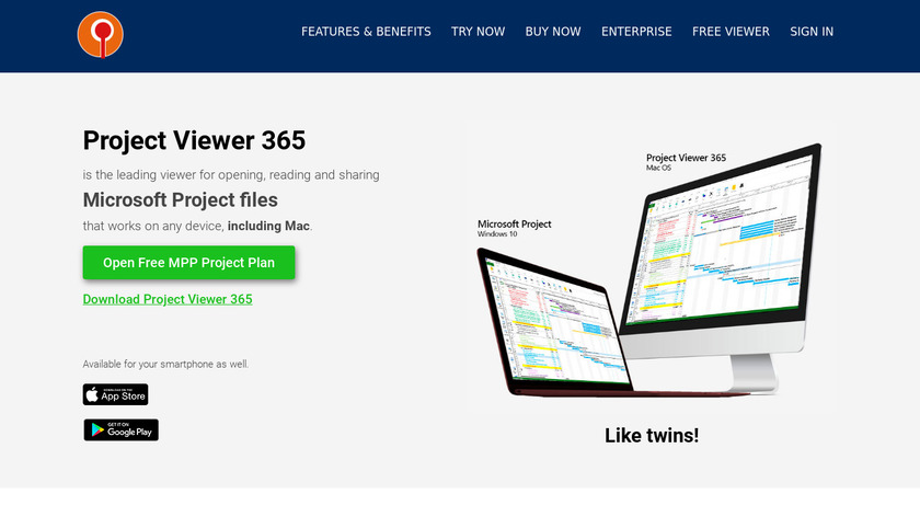 Project Viewer 365 Landing Page