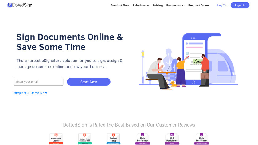 DottedSign Landing Page