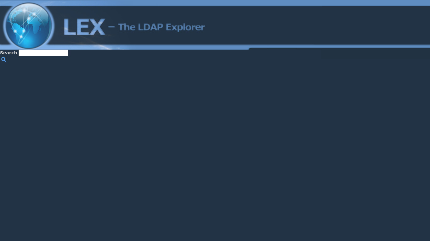 LEX - The LDAP Explorer Landing page