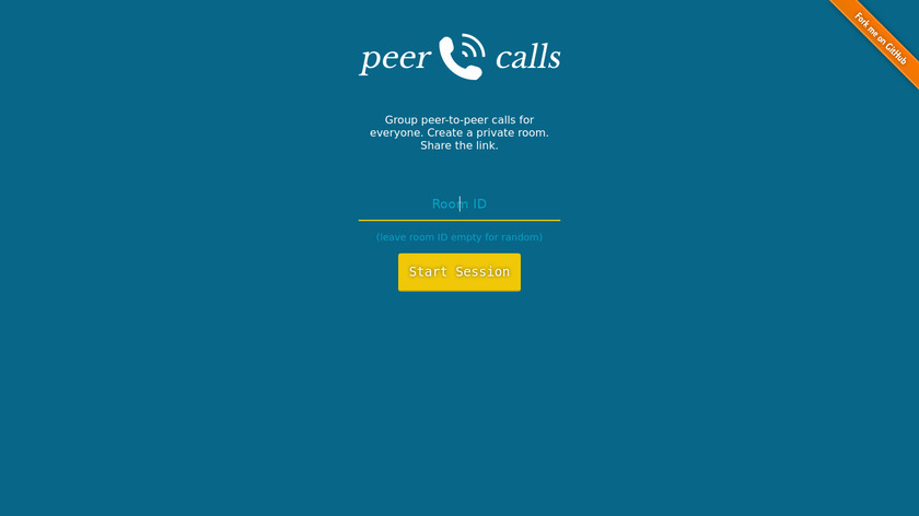 Peer Calls Landing Page