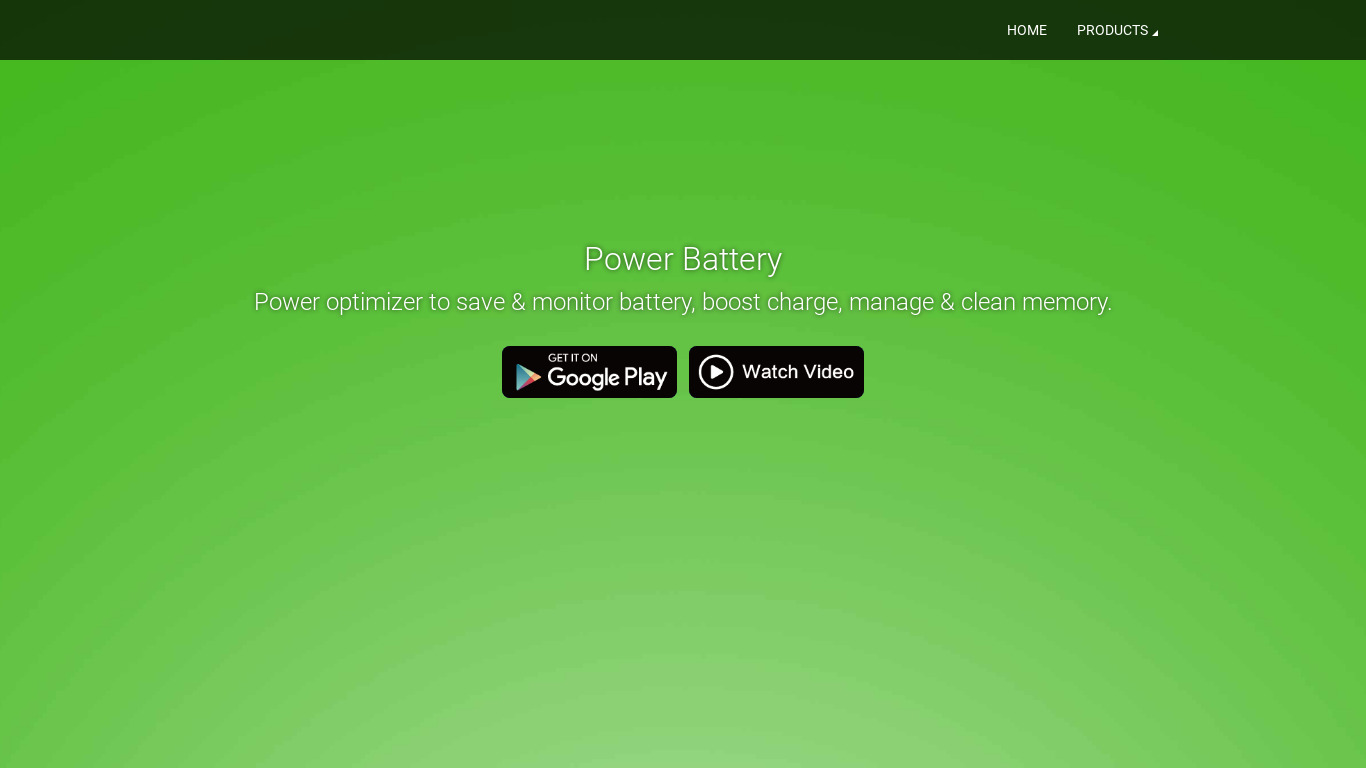 Power Battery Landing page