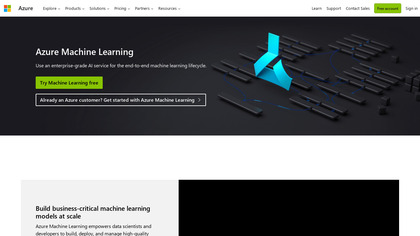 Azure Machine Learning Service screenshot