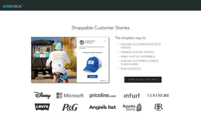 StoryBox Landing Page