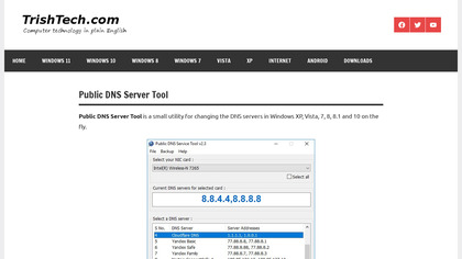 Public DNS Server Tool image