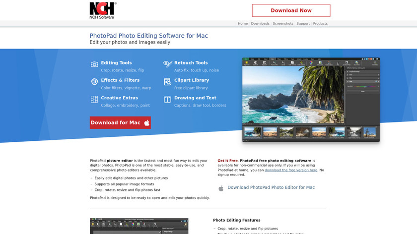 PhotoPad Landing Page