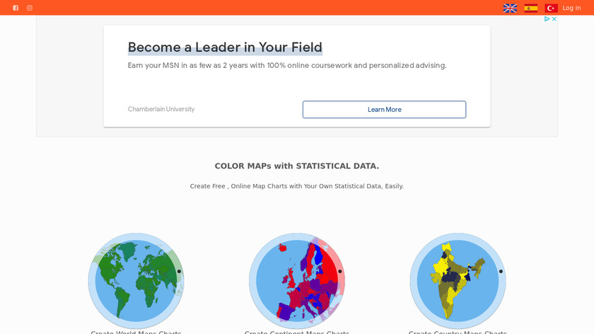 Paintmaps.com Landing Page