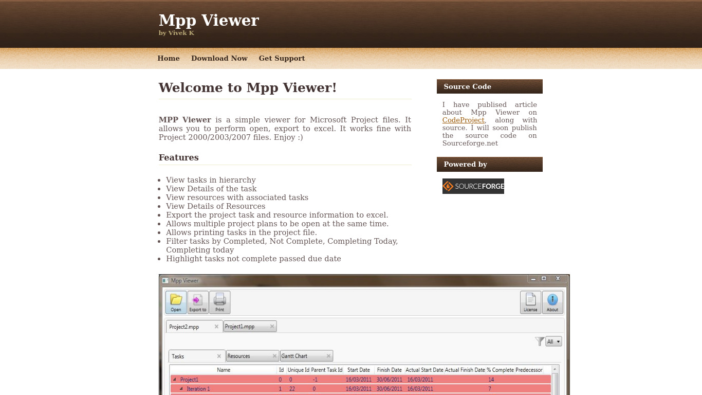 Mpp Viewer Landing page