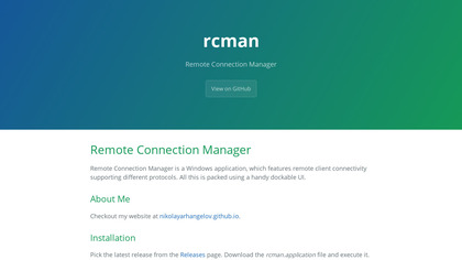 Remote Connection Manager image
