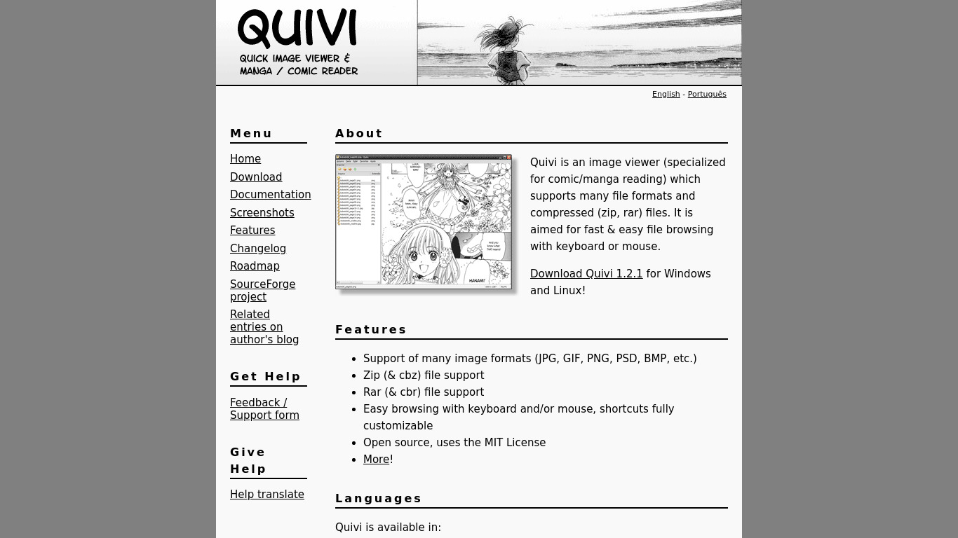 Quivi Landing page