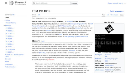PC DOS image