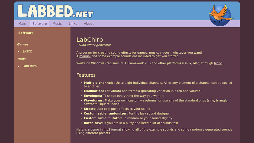 LabChirp Landing Page