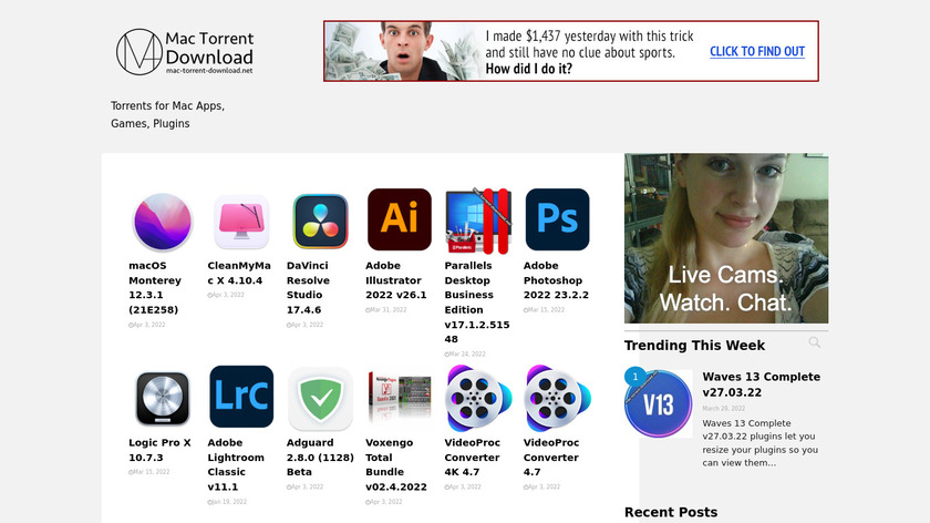 Mac-Torrent-Download.Net Landing Page