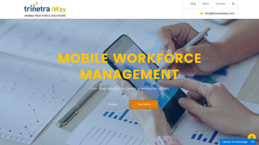 Trinetra iWay Landing Page