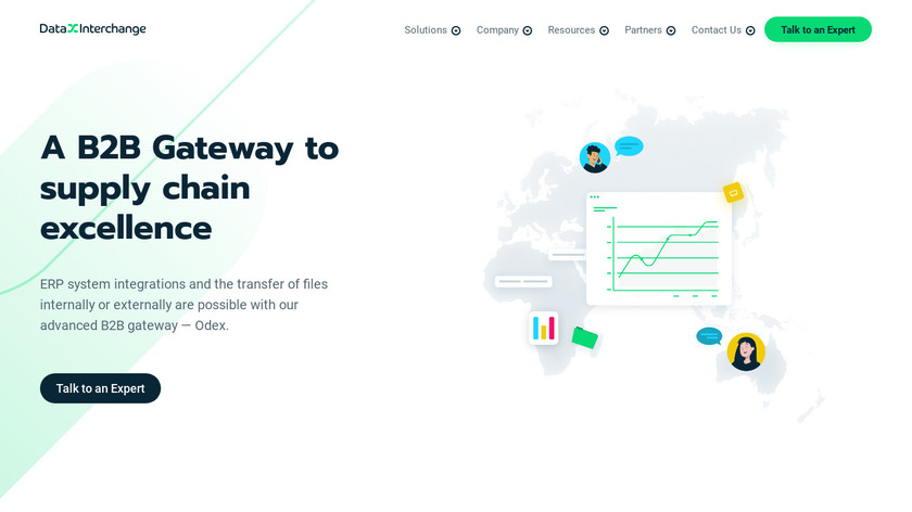 Odex Enterprise Landing Page