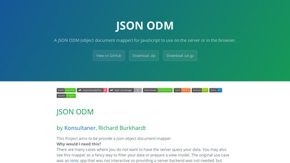 JSON ODM image