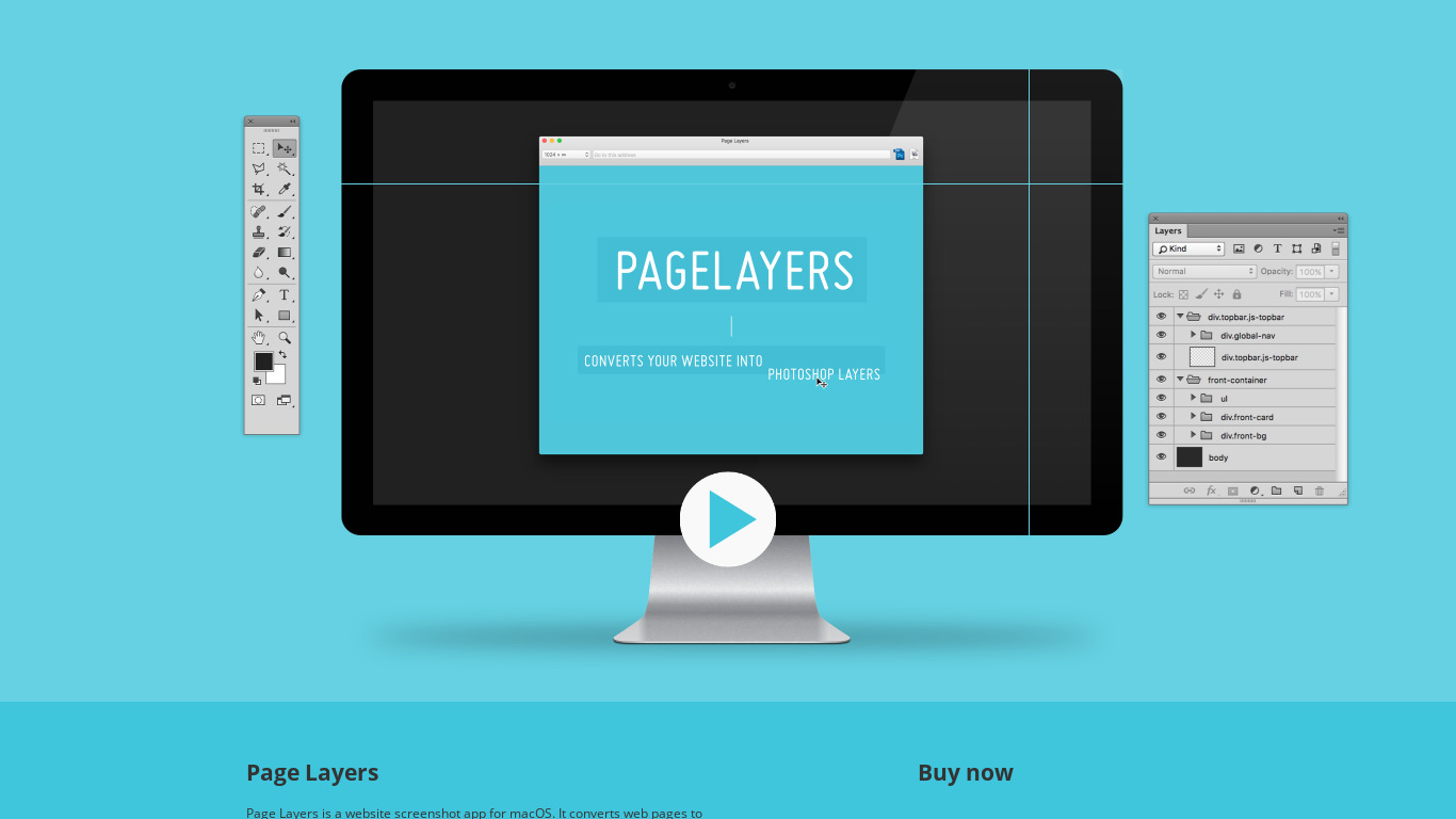 Page Layers Landing page