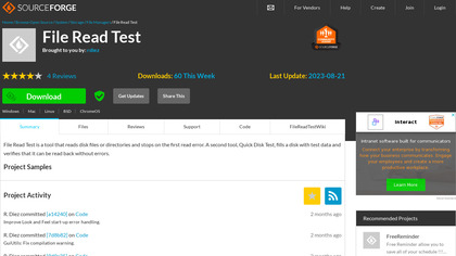 Quick Disk Test image