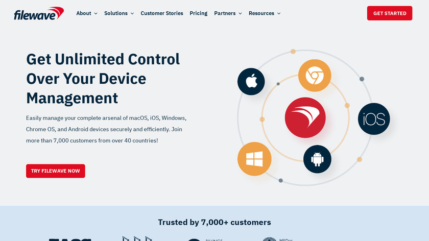 FileWave Landing Page