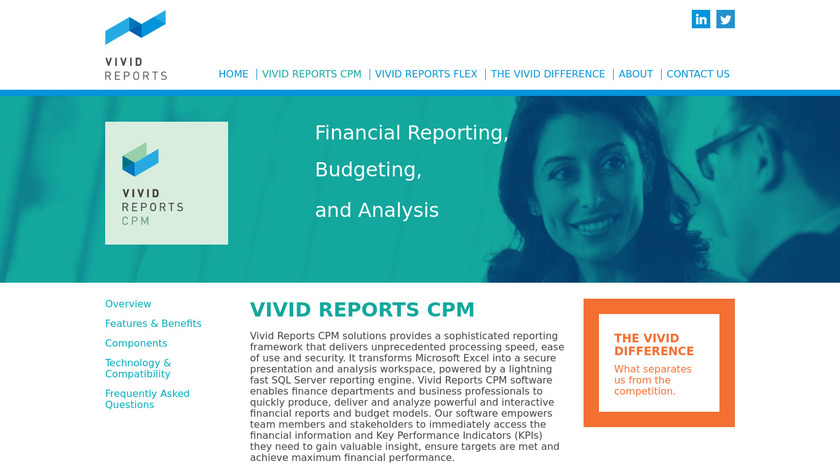 Vivid Reports CPM Landing Page