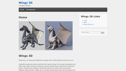 Wings 3D image
