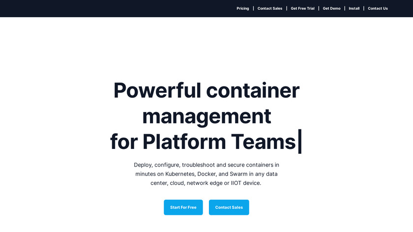 Portainer Landing Page