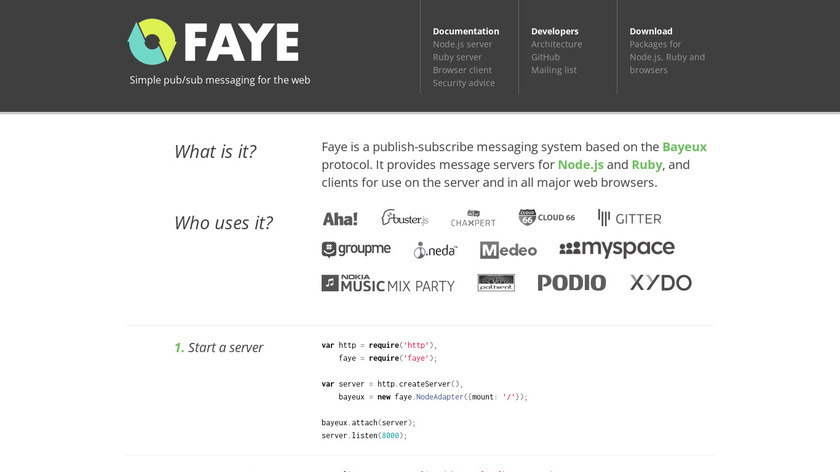 Faye Landing Page