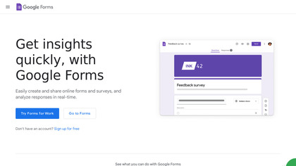 Google Drive - Forms image