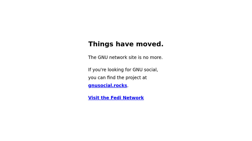 GNU social Landing Page