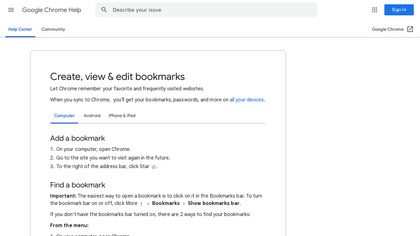 Bookmark Manager image