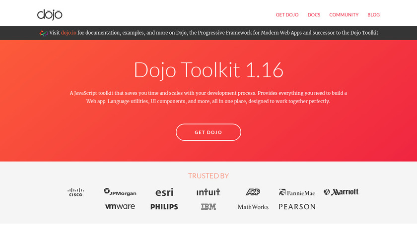 Dojo Toolkit Landing Page