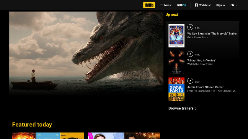 IMDb Landing Page