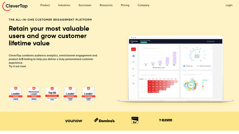 CleverTap Landing Page