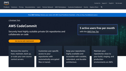 AWS CodeCommit screenshot
