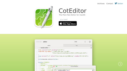 CotEditor screenshot