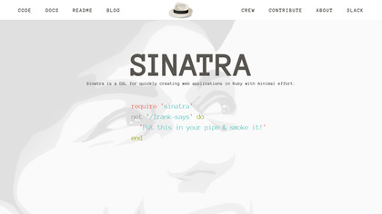 Sinatra screenshot