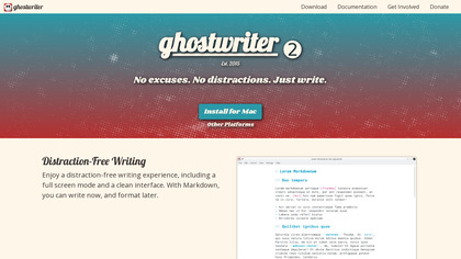 wereturtle.github.io ghostwriter image