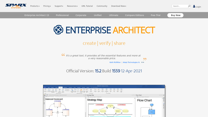 Enterprise Architect Landing Page
