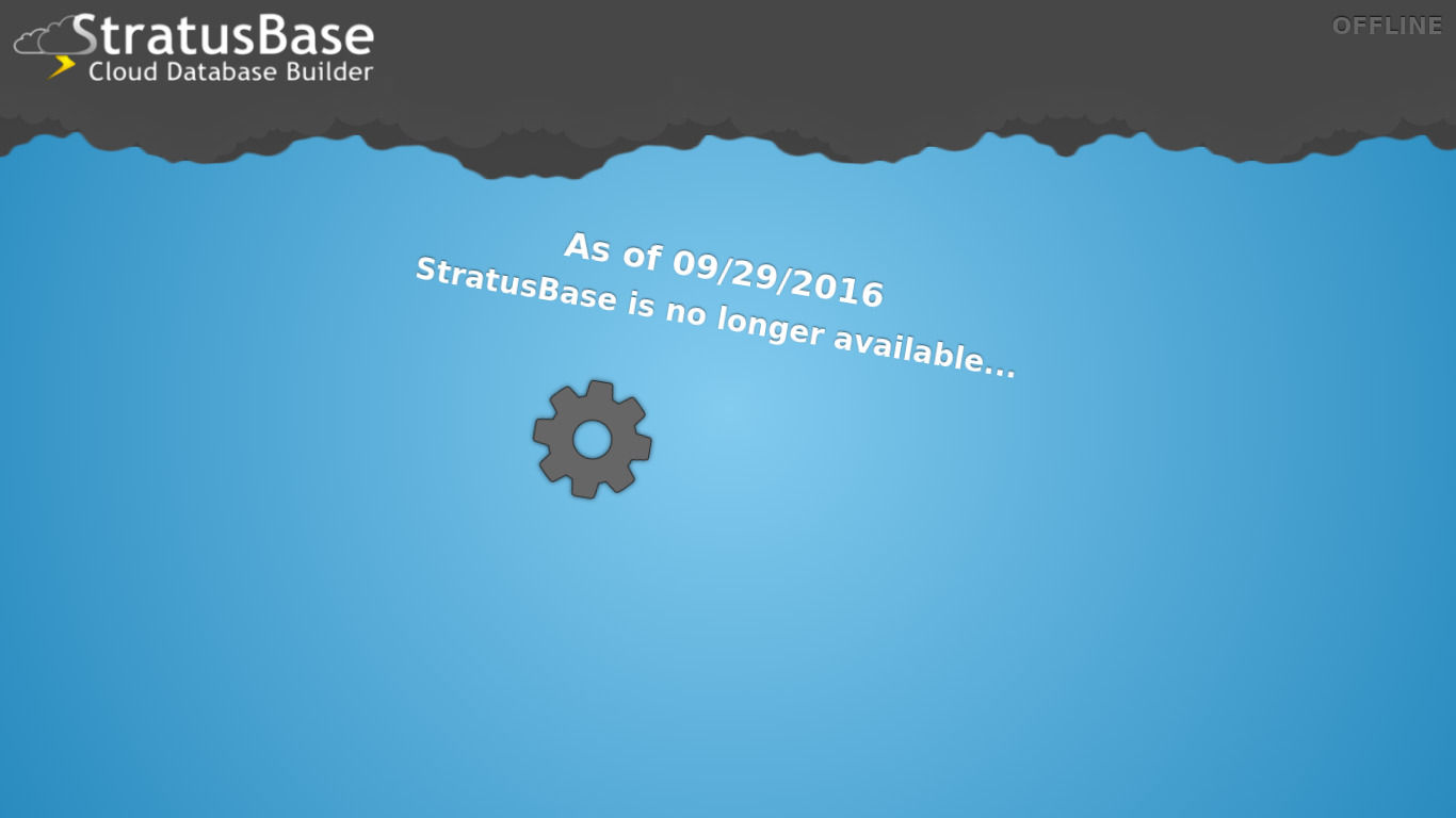 StratusBase Landing page