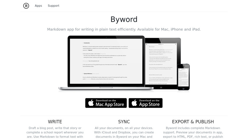 Byword Landing Page