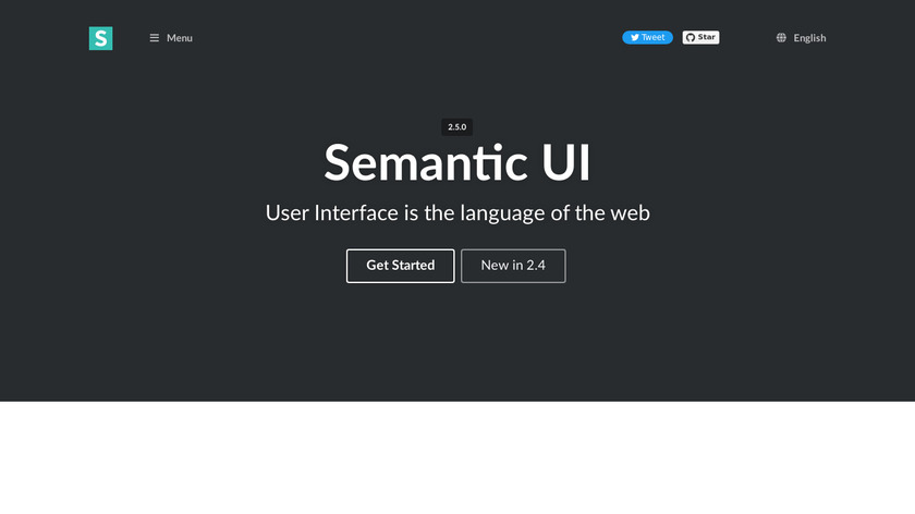 Semantic UI Landing Page
