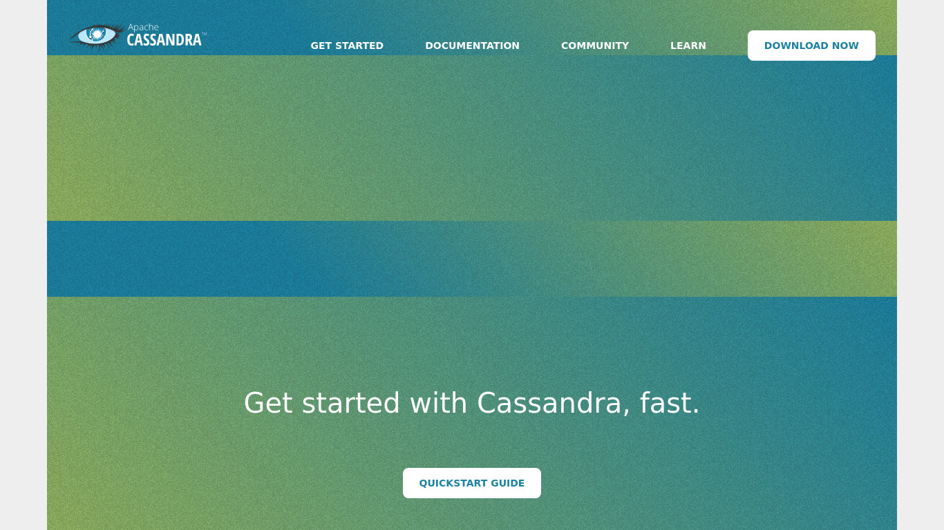 Apache Cassandra Landing page