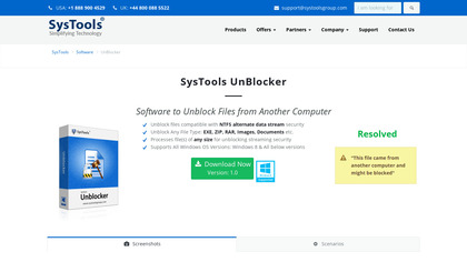 SysTools UnBlocker image