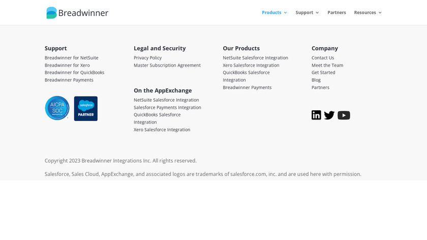 Breadwinner Landing Page